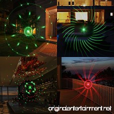 TEC.BEAN 24 Patterns Christmas Landscape Lights Galaxy Star Projector Lights Auto Timer Outdoor Rotating Waterproof Light for Halloween Christmas Decoration Stage Light Party Holiday(Red-Green) - B073ZDNTPP