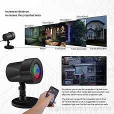 Uoune Outdoor Light Projector Christmas Light Show Red Green Blue Projector lamp Waterproof Firefly Projection Lights For Halloween Landscape Wedding Birthday Party Home Garden Decoration - B0769W8FPM