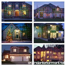 Viugreum Christmas Party LED Projector Light with IR Wireless Remote 12pcs Switchable Pattern Garden Landscape Spotlight IP65 Waterproof Decoration Light for Holiday Birthday Wedding Party Halloween - B076JC6NP2
