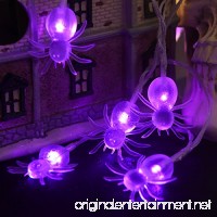 YUNLIGHTS Halloween Spider String Lights  Battery Operated 11.5ft 30 LED Waterproof Decoration Lights 8 Lighting Modes for Indoor/Outdoor Halloween Party Christmas Holiday Yard Decorations Decor - B071KK7DXL