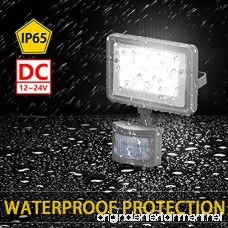 10W LED Flood Light STASUN DC 12V-24V Motion Sensor Security Light 950LM (100W Equiv.) 6000K Daylight White Waterproof Great for Driveway Patio Garden Path - B076JCGT27