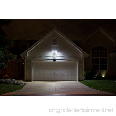 16W Dual-Head Motion-Activated LED Outdoor Security Light Photocell Included 3 Lighting Modes ETL-Listed 100W Halogen Equiv Weatherproof Directional Floodlight for Yard Porch Garden Garage - B0792T6F19