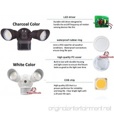 20 Watt LED Motion Sensor Flood Light – White Color - 1 750 Lumen – Super Wide 240 Degree Motion Sensor Angle – 5000K Bright White – 20 Year Life LED - Floodlight wall light with Motion Sensor - B01IC2CF5A