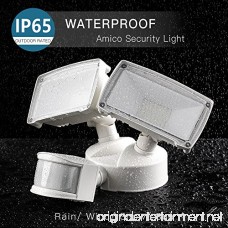 28W LED Security Light Outdoor Amico Motion Sensor Light Outdoor 2700LM 6000K Waterproof IP65 Adjustable Floodlight ETL & DLC Certificated Flood Lights for Yard Garage - White - B078HGF4BQ