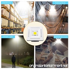 50W LED Flood Light Waterproof IP67 4000Lm Daylight White 250W Halogen Bulb Equivalent Brightest Security Light Aluminum Plate Corrosion Protection Outdoor for Back Yard Garage (White) - B07DHDHT6Q