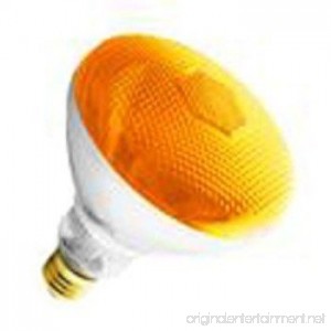(6 Pack) 100BR38/AMBER - 100 Watt BR38 Amber Flood Light Bulb - B00G6T1TPO