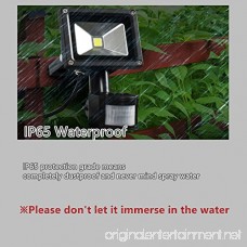 （Big Sale） 50W Motion Sensor LED Flood Light 6000K Daylight White 6000lm(Max) IP65 Waterproof Security Spotlight with PIR for Driveway Parking Lot - Black - B071JTVKJV