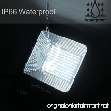 FAISHILAN 150W LED Flood Light Outdoor IP66 Waterproof with US-3 Plug 15000Lm for Garage Garden Yard - B0787S4GRZ