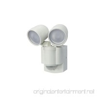 FLI Products LB-1403 Battery Operated  Motion Security  Twin Head LED Light  White (Also Available in Bronze) - B07C47T3NC