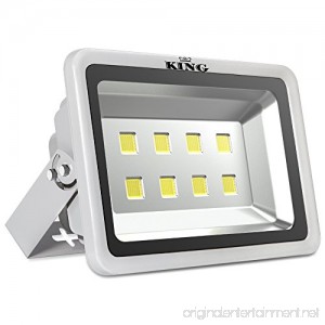 King 400W High Power LED Flood Light Daylight White 6500K Waterproof Outdoor lighting Spotlight Wall Garden Projector AC100-240V - B01MRZMDTD