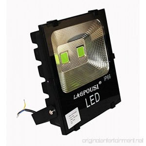 lagpousi 100W LED Flood Light Outdoor IP66 Waterproof Lighting LED Spotlight 500W Equivalent 9000LM green(500nm~560nm) Wall Lights Energy Efficient Security Lighting - B075ZNQF7B