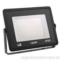 LE 100W 8000lm Super Bright Outdoor LED Flood Lights  Daylight White 5000K  250W HPSL Equivalent  Waterproof  Security Lights  Outdoor Floodlight. - B072N84MS5