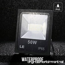 LE 50W 4000lm Super Bright Outdoor LED Flood Lights Daylight White 6000K 150W HPSL Equivalent Waterproof Security Lights Indoor & Outdoor Floodlight. (No Plug) - B074BRK6SK
