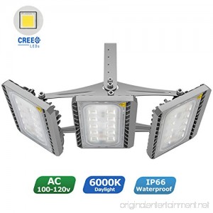 LED Flood Light STASUN 150W Super Bright LED Security Lights Outdoor with Wider Lighting Area 13500lm 6000K Daylight Built with Cree LED Chips Waterproof Great for Yard Garage Parking Lot - B0718ZKC8Y