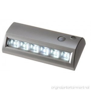 Light It! By Fulcrum 20032-301 Wireless Motion Sensor   Weatherproof Light 6.8 Inch   Silver - B008S8X5BC