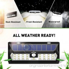 Litom Solar Lights Outdoor 30 LED Adjustable Lighting Time Solar Motion Sensor Light with Wide Angle and Waterproof Design Wireless Solar Lighting for Garden Yard Patio - B074H6XWWF