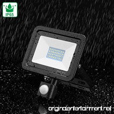 Minger 30W Motion Sensor LED Flood Lights Outdoor Security Light 2400lm IP65 Waterproof Perfect for Porch Patio Garden Garage Yard Entryways Stairs(6000K Cold White Adjustable PIR Sensor) - B0795V4N35