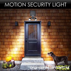 SOLAR MOTION LED SECURITY FLOOD LIGHT By Mighty Power Weatherproof Ultra Bright 600 Lumens of Light Perfect For Detecting Movement Illuminating Outdoor Walkways Patios Grey 9x7.5 x 5.25 Inches - B07D8DWX6P