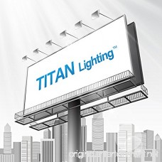 Titan Lighting Bronze Frameless 100W Led Flood Lights 250W Hps/HID Replacement 8500LM 6000K Day Light Waterproof 120-277V Instant on - B01MUALKFC