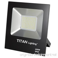 Titan Lighting Bronze Frameless 100W Led Flood Lights  250W Hps/HID Replacement  8500LM  6000K Day Light  Waterproof  120-277V  Instant on - B01MUALKFC