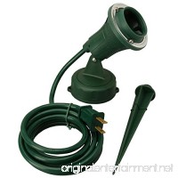 Woods Outdoor Floodlight Fixture With Stake (6-Feet cord  120V  Green) - B00002N5I9