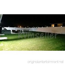 Black/Brown/Silver/White 4 x 4 Solar Post Deck Cap Fence Light PVC Vinyl (White - 12 Pack) - B07DL1LBCH