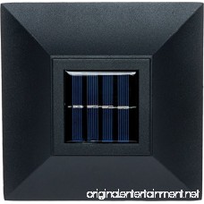 GreenLighting Black Aluminum Solar Post Cap Light 4x4 Wood & 6x6 PVC (6 Pack) - B07F6WL2L7