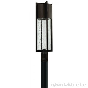 Hinkley 1321KZ-GU24 Transitional One Light Post Top/Pier Mount from Shelter collection in Bronze/Darkfinish - B00BF30RZO