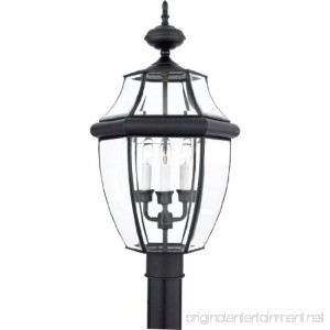 Quoizel NY9043K Newbury 3-Light Outdoor Lantern Mystic Black - B00383U07O