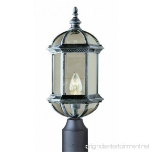 Trans Globe Lighting 4186 BK Outdoor Wentworth 19.75 Postmount Lantern Black - B000PH0CR4