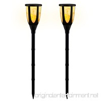 AFULY Solar Torch Lights Outdoor Dancing Flickering Flames Height Adjustable Decorative Warm Landscape Lighting for Garden Wedding Decoration Gifts  2 Pack - B07D72SPQ2