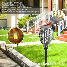Aglaia Solar Lights 96 LED Torch Light with IP65 Waterproof Flickering Flames Dusk to Dawn Auto On/Off Garden Solar Lights Solar Powered Lights for Garden Patio Deck Yard Driveway 1 Piece - B06XFPBZ88