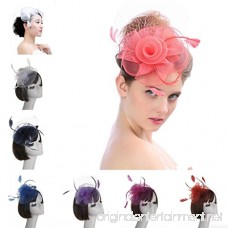 Clearance!Sun Hats AmyDong Fashion Women Wedding Party Hat Fascinator Ribbons and Feathers Dance Cap - B07F2Y4NHR