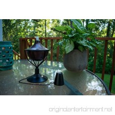 DUSQ All-In-One Citronella Garden Torch Modern Oil Rubbed Bronze (Set of 4) - B07D9SN55B