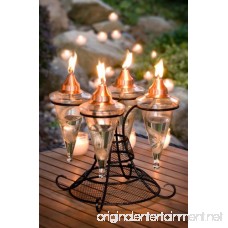 H Potter Patio Torch Tabletop Outdoor Garden Torch Copper Top GAR380 - B004HI1X8E