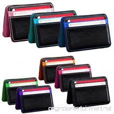 Hot Sale Wallet Purse AmyDong Unisex Bifold Leather Wallet Card Holder Wallet Purse Money Clip Mini Coin Purse - B07F79BZXM