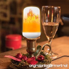 led flame bulbs Super Flame Light Burning Effect Decorative Fire Flickering Simulation Vintage Atmosphere Decorative Lamps Simulated Antique Lantern Christmas decorations E26- Standard Base -1 pack - B077G8NGVF