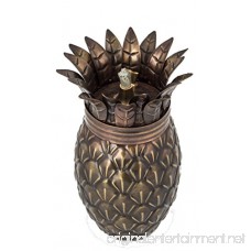 Legends Maui Tiki Style Torch Set of 2 Landscape torch Oil lamp Outdoor Lighting (Bronze Pineapple) - B01IAI04CC