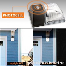OOOLED LED Wall Pack Dusk to Dawn (PHOTOCELL INCLUDED） 26W 3000lm 120-277V 5000K Daylight DLC cETLus-listed 150-250W MH/HPS replacement Outdoor/Entrance Security Light (5000K) 2 Pack - B07BNCKYFB