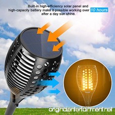 Solar torches Lights Outdoor Landscape Lighting Waterproof LED Flickering Dancing Flames solar powered for Outdoor Decorations Garden Patio Backyard Pathway Dusk to Dawn Auto On/Off Pack of 2 PCS - B01IJ8YZEG