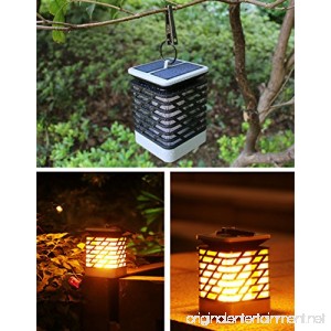 xinyuetong Solar Lights Outdoor LED Flickering Flame Torch Lights Solar Powered Lantern Hanging Decorative Atmosphere Lamp for Pathway Garden Deck Christmas Holiday Party Waterproof Auto On/Off - B07CVC9336