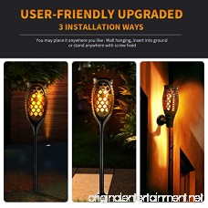 xtf2015 Solar Torch Lights Waterproof Flickering Flames Solar Lights Outdoor 99 LEDs Landscape Decoration Lighting Dusk to Dawn Auto On/Off Torch Light for Garden Patio Yard Path Driveway 1 Pack - B07F3V2DVJ