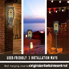 zoeson Solar Light 1-pack Path Torch Dancing Flame Lighting 99 LED Dusk to Dawn Flickering Tiki Torch Outdoor Waterproof garden decorations - B07C23N52J