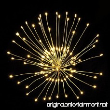 [ 2-pack ] Dandelion String Lights LED Fireworks Copper String Lights Bouquet Shape 100 LED Micro Lights For DIY Wedding Centerpiece Decoration Party (WARM WHITE) - B07BVTQWHV