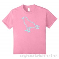 80s Retro Neon Sign Crow T-Shirt. 80's Gift - B07636JNSX
