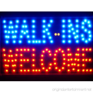 ADV PRO led020-b Walk-ins Welcome OPEN LED Neon Light Sign - B009JZ2MQ2