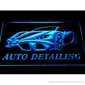 ADV PRO s233-b Auto Detailing Detail Car Wash Neon Light Sign - B009CF6TPE