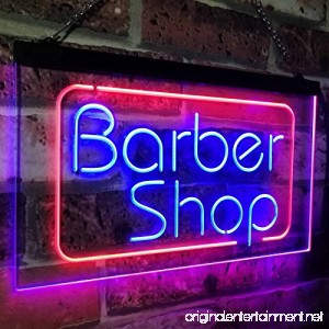 AdvpPro 2C Barber Shop Hair Cut Walk In Welcome Display Dual Color LED Neon Sign Red & Blue 12 x 8.5 st6s32-i2005-rb - B07D388DLC