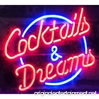 AdvpPro 2C Cocktails & Dreams Bar Beer Wine Drink Pub Club Dual Color LED Neon Sign Blue & Red 12" x 8.5" st6s32-i2079-br - B07DB9W6SS