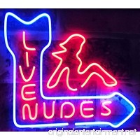 AdvpPro 2C Live Nude Girls Bar Beer Pub Club Décor Dual Color LED Neon Sign Blue & Red 12" x 8.5" st6s32-i2042-br - B07D8HDW8X